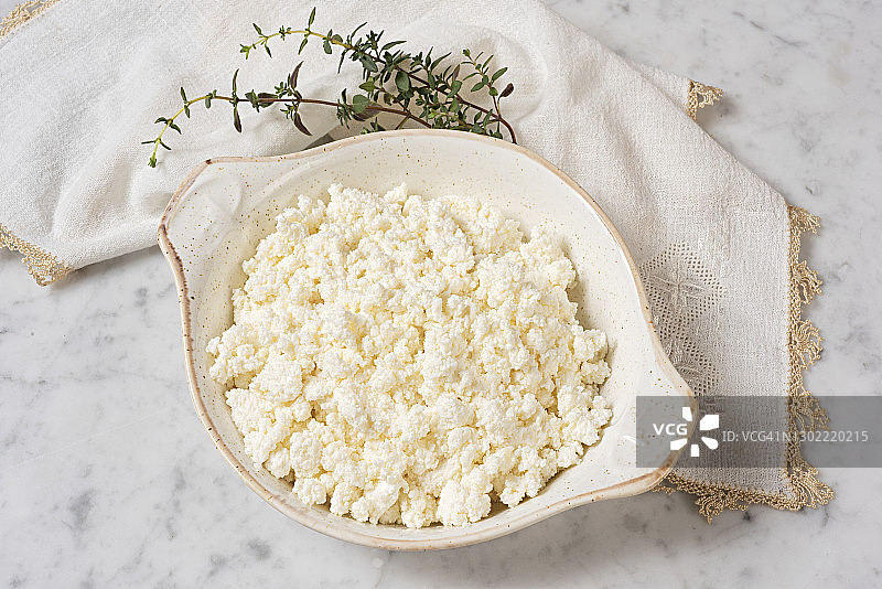 新鲜意大利乳清干酪图片素材