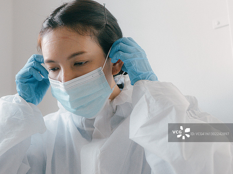 戴口罩的护士图片素材