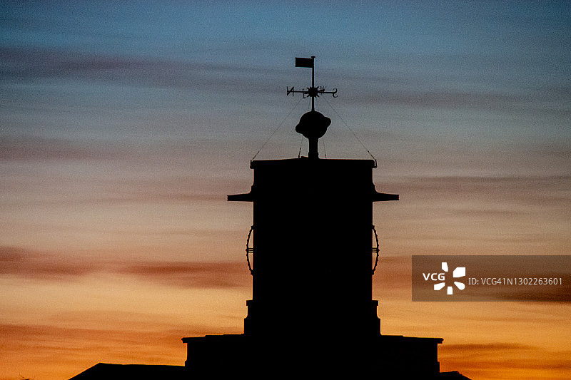 沃灵顿钟楼日出图片素材