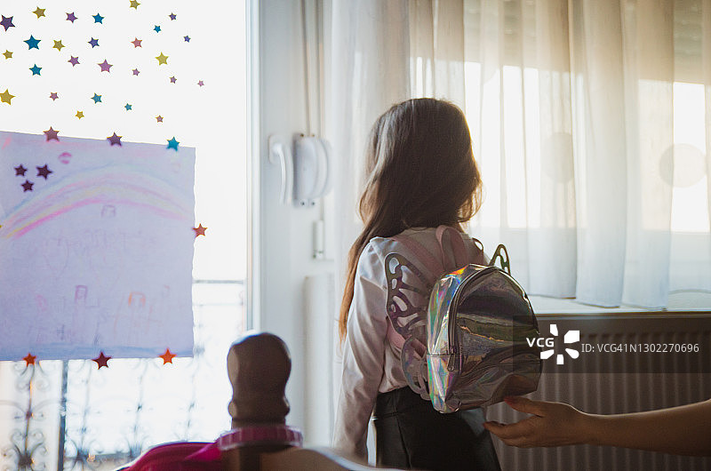 准备上学图片素材