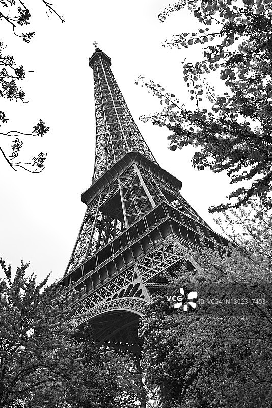埃菲尔铁塔，法国巴黎图片素材