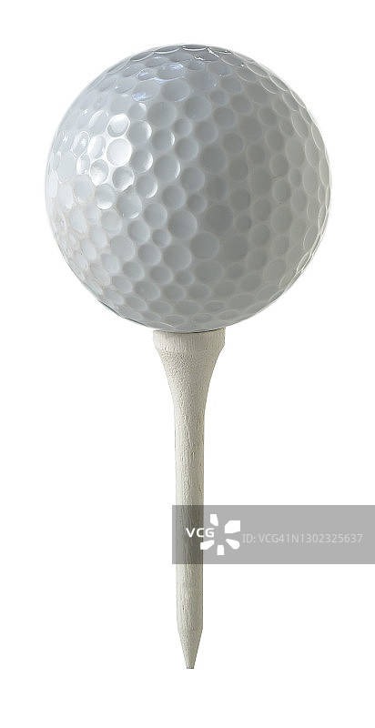 球座上的高尔夫球图片素材