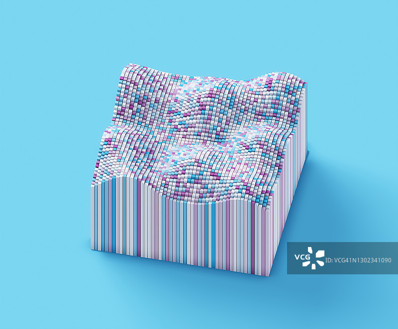 3D条形图图片素材