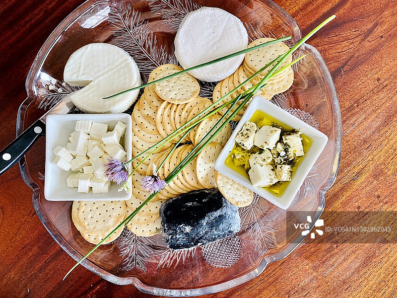 山羊奶酪拼盘图片素材