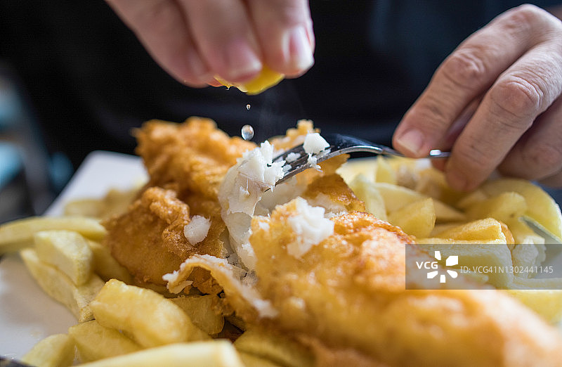 鱼和薯片图片素材