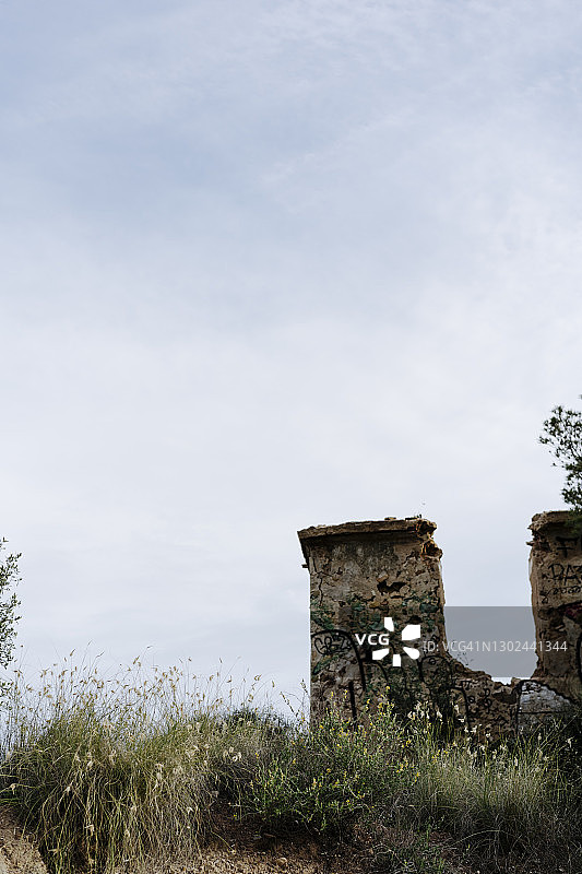 废墟房屋，可复制空间图片素材