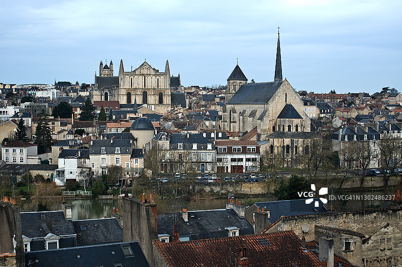 法国普瓦捷城市景观图片素材