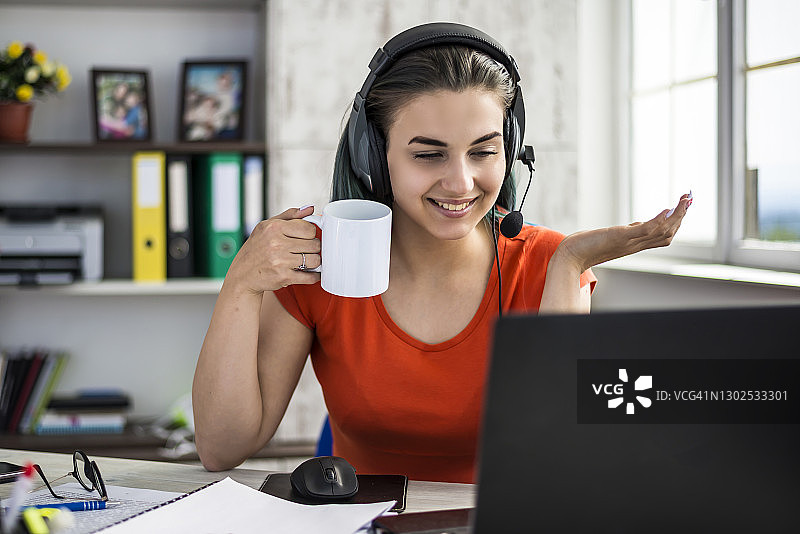 居家办公图片素材