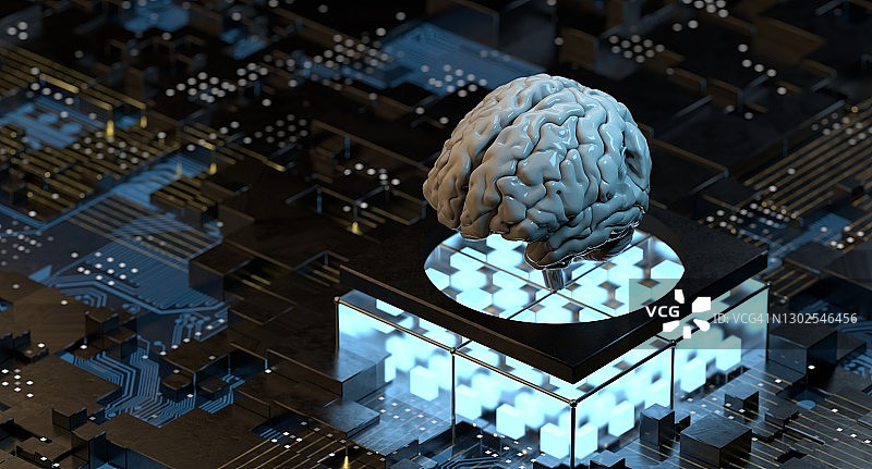 人工智能，神经网络技术图片素材