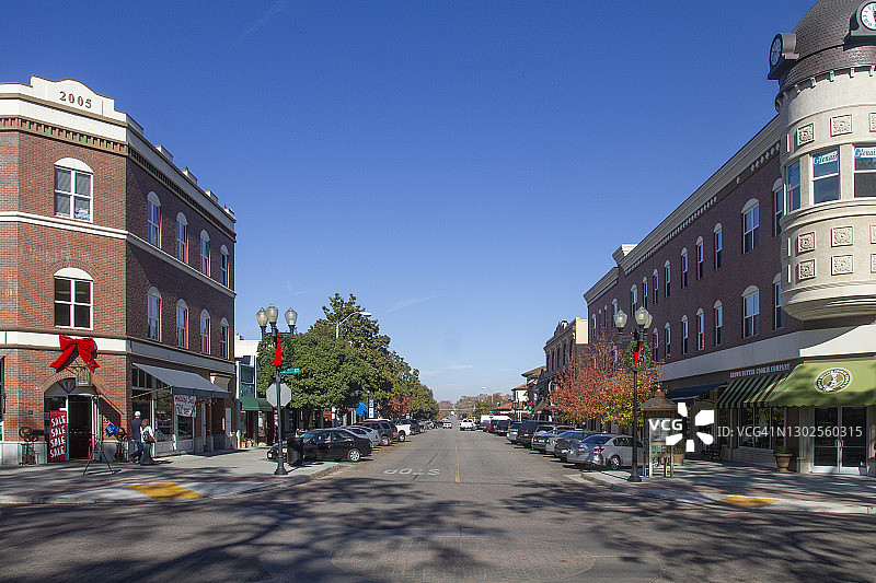 美国加利福尼亚州帕索罗布尔斯市中心图片素材