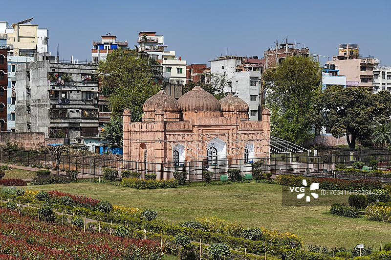孟加拉国达卡奥朗则布堡：比比·帕里墓图片素材