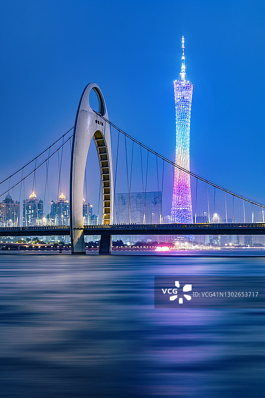 广州塔夜景图片素材