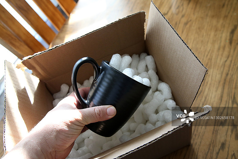 拆箱视角图片素材