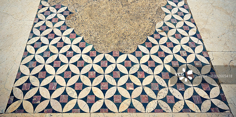 土耳其施洗约翰教堂的地砖图片素材