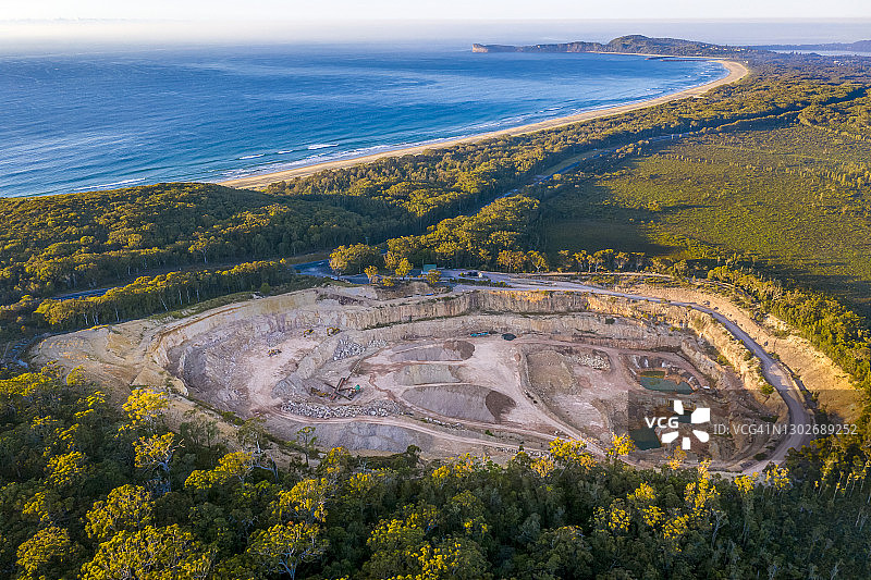 邦尼山采石场图片素材