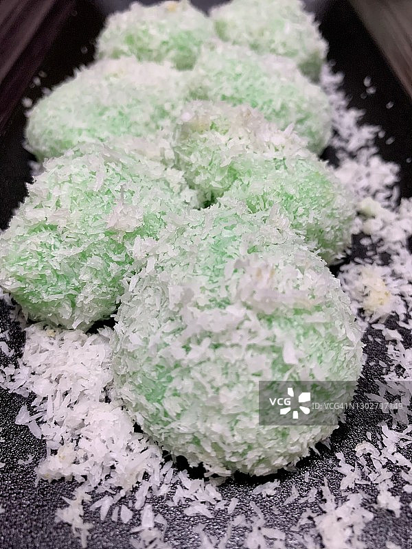 Klepon：印尼传统美食图片素材