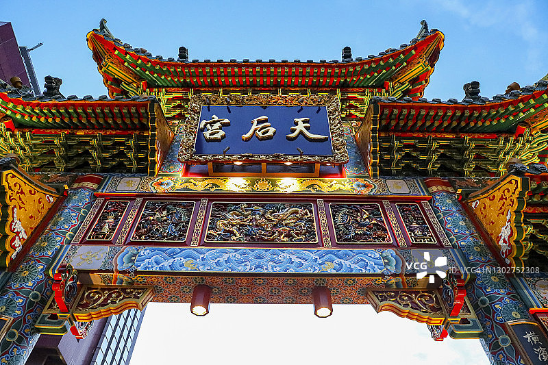 妈祖庙，天后宫，供奉妈祖，中国海神，渔民、海员的守护神图片素材