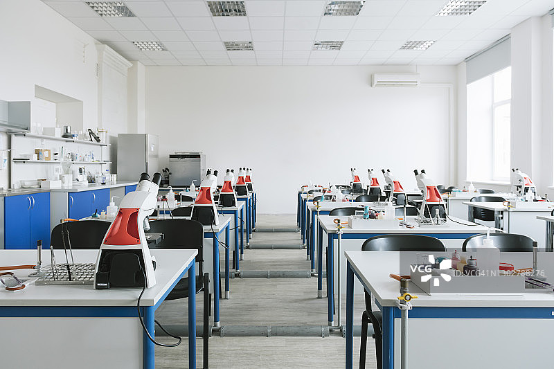 科学实验室教室内部图片素材