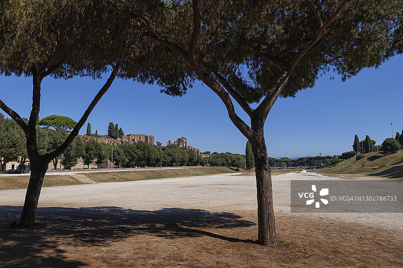 意大利罗马马克西穆斯竞技场遗址图片素材