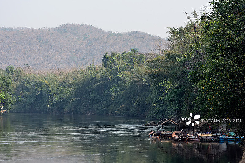 泰国北碧府桂艾河图片素材