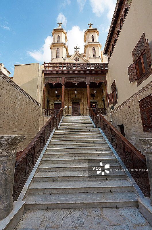 埃及开罗圣母教堂和耶稣之家（10岁以下）图片素材