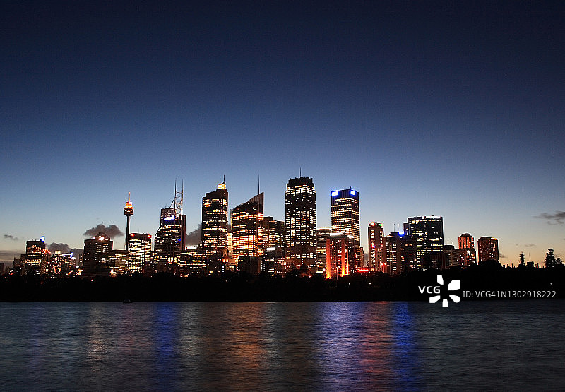 悉尼夜景图片素材