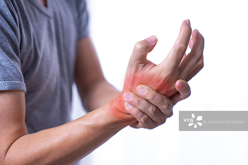手部疼痛，腕部疼痛图片素材