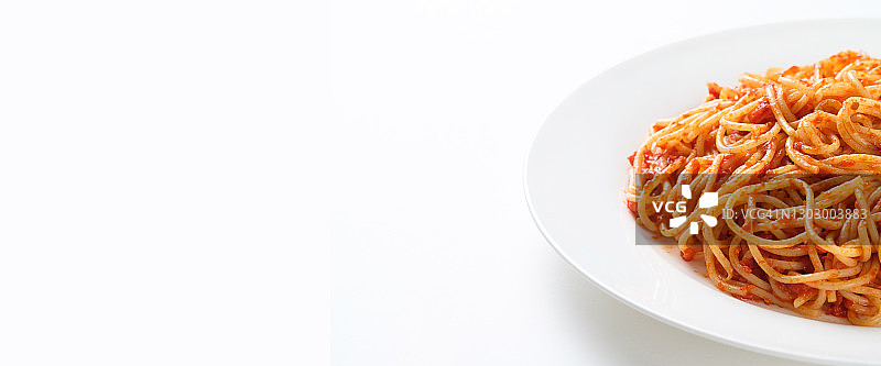 番茄肉酱意面banner图片素材