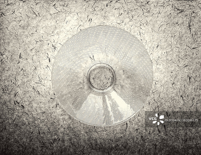 俯视玻璃碗图片素材