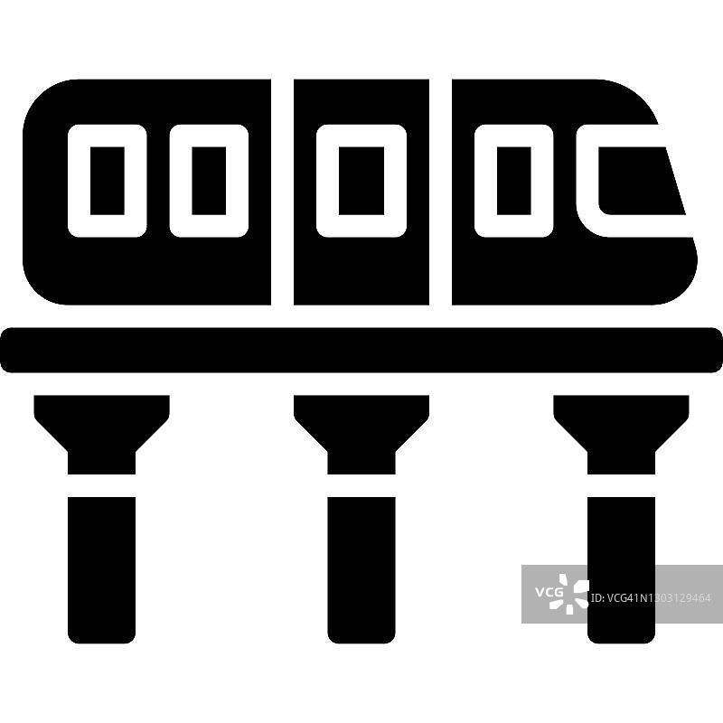 与交通相关的空中列车图标矢量素材图片素材
