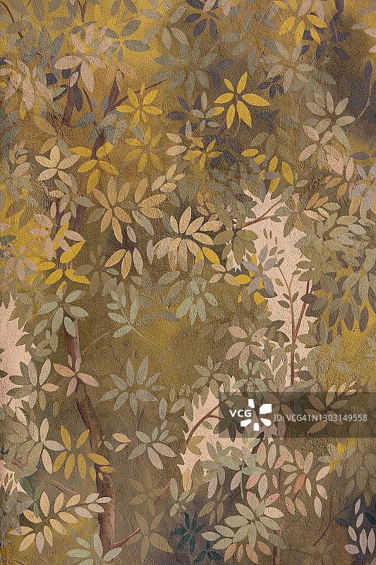 彩绘意大利墙面设计图片素材