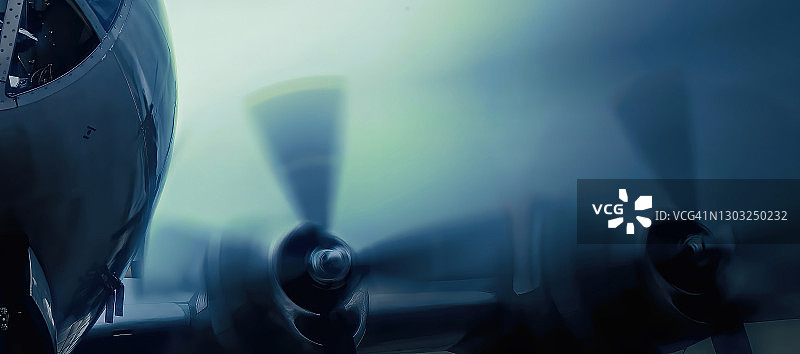 复古飞机抽象图片素材