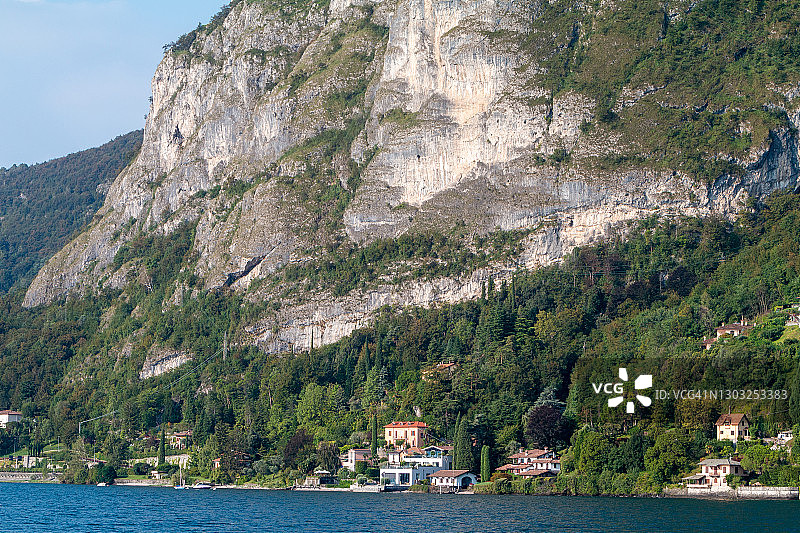 意大利伦巴第的科莫湖图片素材