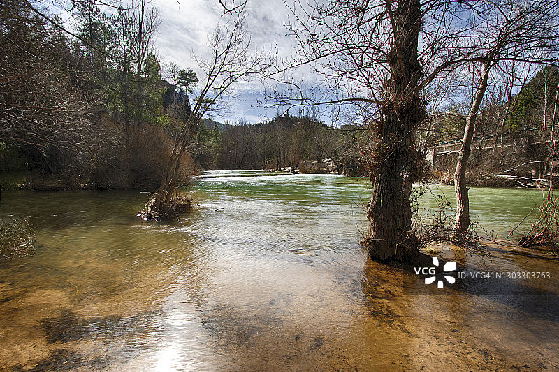 加洛河与塔霍河交汇处的风景图片素材