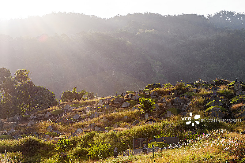 马来西亚传统墓地图片素材