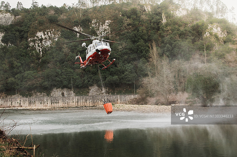 消防直升机图片素材
