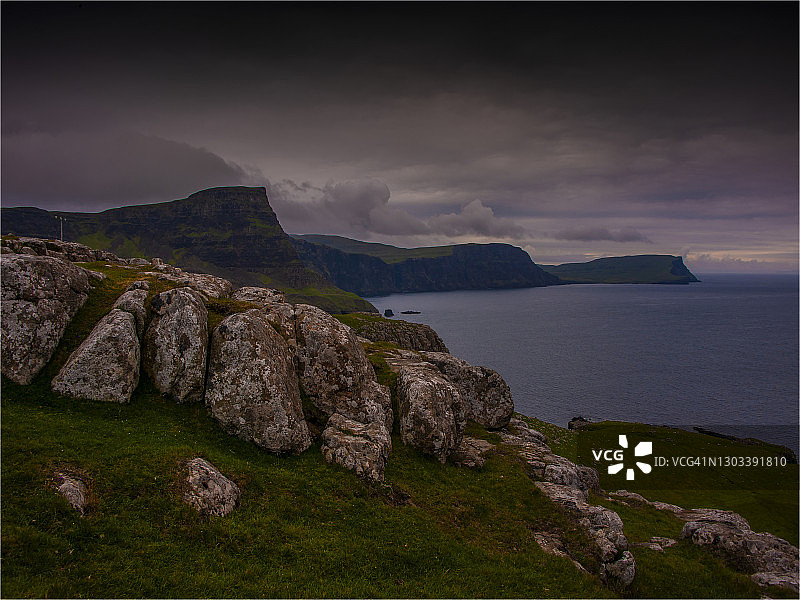 英国苏格兰斯凯岛内斯特角图片素材