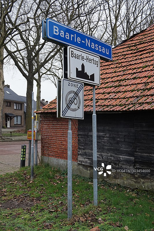 巴勒-赫托格与巴勒-拿骚的城市边界图片素材