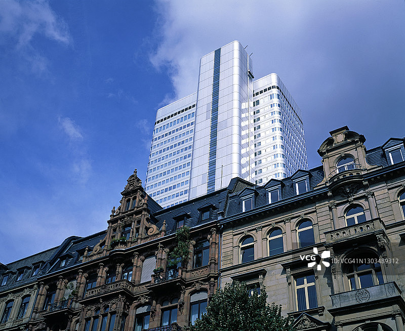 法兰克福的新旧建筑图片素材