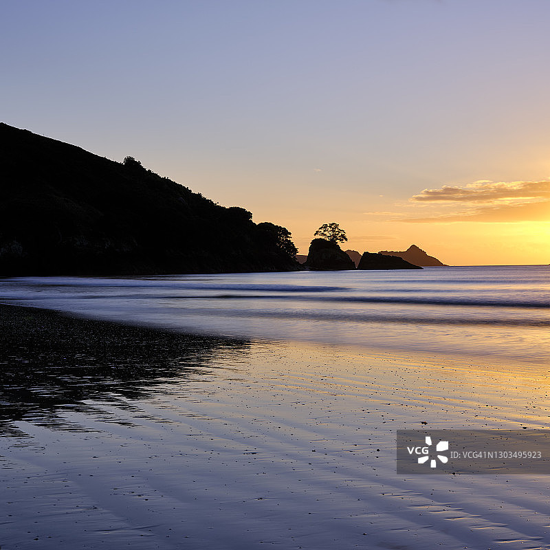 新西兰北岛马陶里湾图片素材