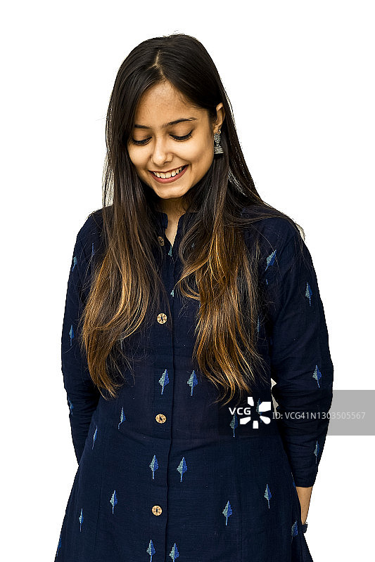 害羞！图片素材