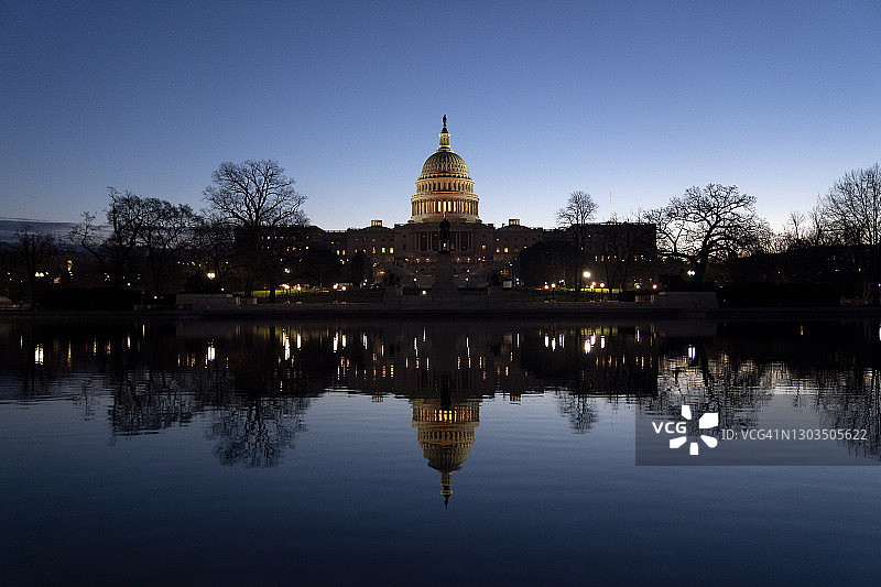 华盛顿美国国会大厦图片素材