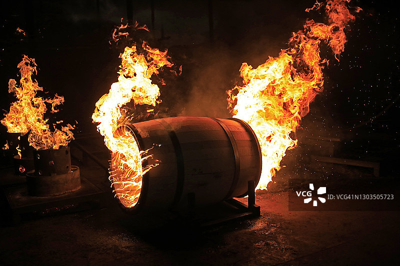 波旁威士忌酒桶图片素材