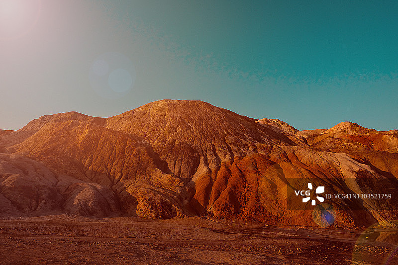 类似火星表面的乌拉尔超现实景观图片素材