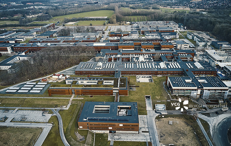 工业区屋顶图片素材