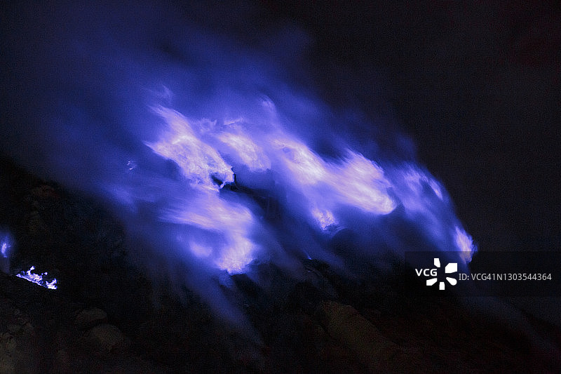 蓝色火焰图片素材