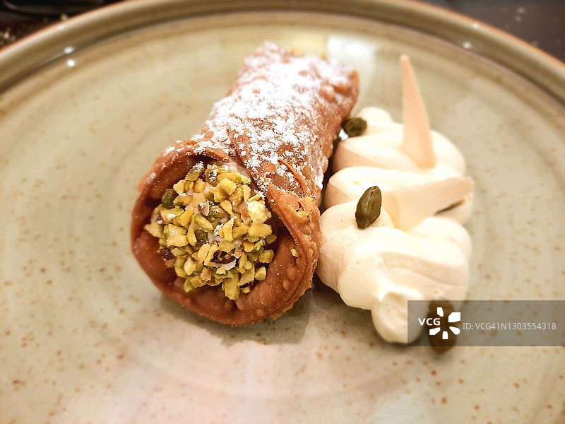 西西里甜馅煎饼卷图片素材