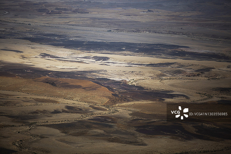 以色列拉蒙火山口图片素材