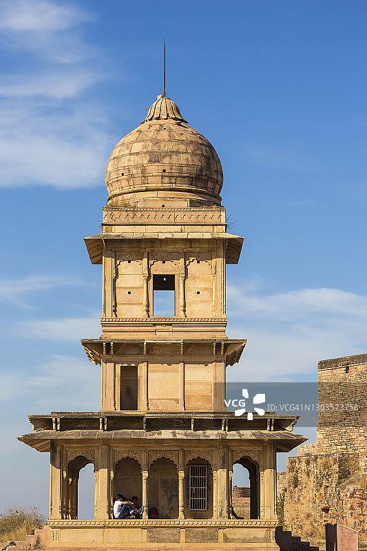 印度中央邦瓜廖尔堡的焦哈尔昆德图片素材