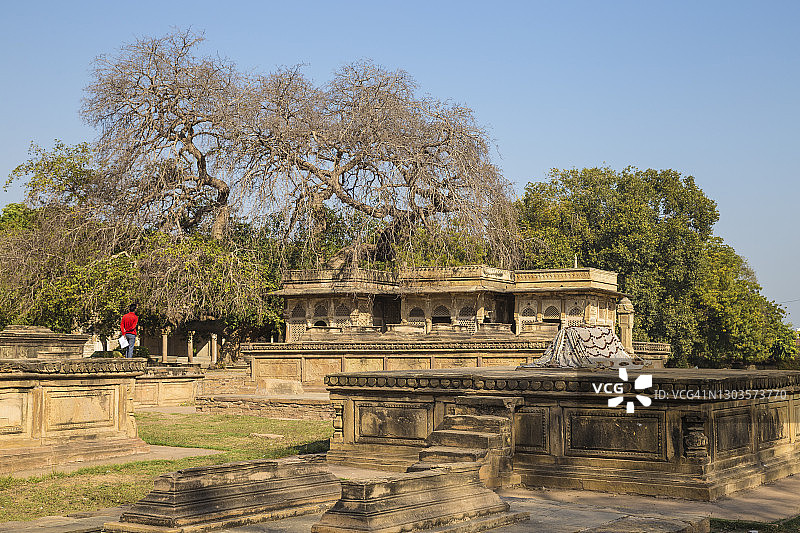 印度中央邦瓜廖尔的 Ghaus Mohammed 陵墓图片素材